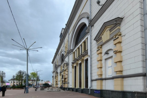 Железнодорожный вокзал станции Витебск готовится к приему участников и гостей XI Форума регионов Беларуси и России, а также фестиваля искусств «Славянский базар в Витебске»