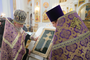 Крест святой преподобной Евфросинии, игумении Полоцкой привезут в Витебск