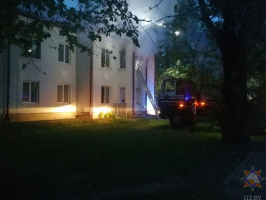 На пожаре в Витебске погиб мужчина