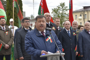Торжественный митинг, посвященный Дню Государственного герба, Государственного флага и Государственного гимна Республики Беларусь, прошел в Витебске