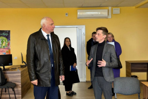 Председатель Витебского городского исполнительного комитета Геннадий Сабынич посетил бизнес-инкубатор технопарк "Закон и Порядок"
