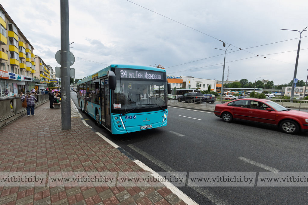 В Витебске с 1 сентября изменится схема движения автобуса №22