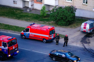 В Витебске горела квартира на улице Карла Маркса 