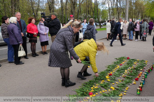 Акция за сохранение памятника советским воинам – Освободителям Риги прошла в Витебске