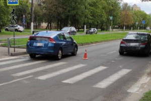 В Витебске женщина-водитель наехала на пешехода