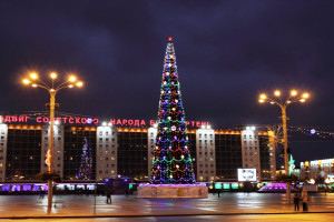 Огни на главной елке Витебска зажгут 23 декабря