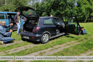 Выездной этап белорусской лиги автозвука состоялся в рамках «Славянского базара в Витебске» в парке Мазурино
