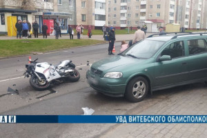 Молодой мотоциклист умер в больнице после столкновения с легковушкой в Новополоцке