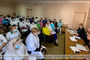 В Витебской городской поликлинике № 7 прошла диалоговая площадка по обсуждению изменений и дополнений в Конституцию Республики Беларусь