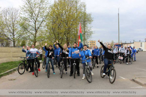 В Витебске прошел «#ВелоПробег77: Помним! Гордимся!», посвященный 77-й годовщине Победы советского народа в Великой Отечественной войне