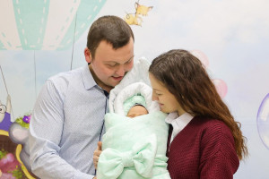Счет новорожденным 2022 года в Витебской области открыл малыш, появившийся на свет в городском роддоме № 2