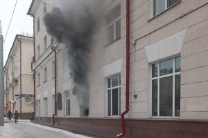 В Витебске горела столовая ОАО «Витмил» на улице Ленина