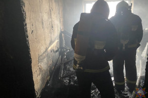 В Орше горела многоэтажка: спасатели эвакуировали 6 человек