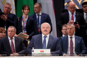 Президент Беларуси Александр Лукашенко принял участие в заседании Совета глав государств СНГ в Астане