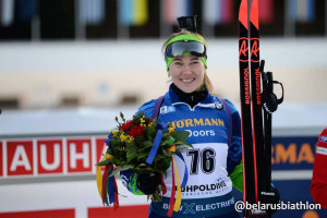 Белорусская биатлонистка Анна Сола заняла второе место на этапе Кубка мира
