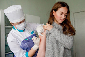 Продолжается вакцинация жителей Витебска и Витебского района от гриппа 