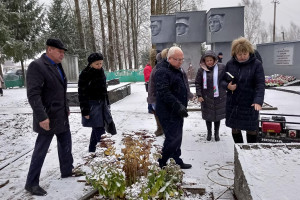 На воинском захоронении в Зароново Витебского района прошел штаб по ремонтно-восстановительным работам этого мемориала