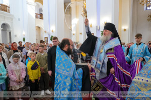 В Свято-Успенском кафедральном соборе Витебска накануне 1 сентября состоялся молебен на начало нового учебного года