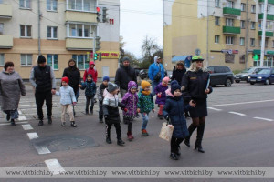 Фотофакт: Сотрудники ГАИ Витебской области проводят профилактическую акцию «Безопасный маршрут»