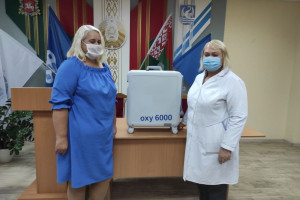 В Миорской центральной районной больнице появился новый аппарат для кислородной терапии