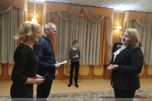 Пять пар решили соединить свои судьбы 22.02.2022 в отделе загса администрации Первомайского района Витебска