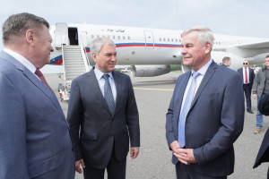 Вячеслав Володин прибыл с рабочим визитом в Беларусь
