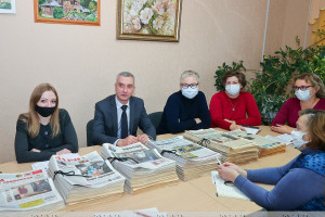 Председатель Витебского горисполкома Николай Орлов встретился с коллективом редакции газеты «Витьбичи»