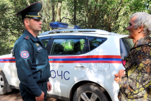 В Городокском районе спасатели нашли заблудившегося в лесу мужчину