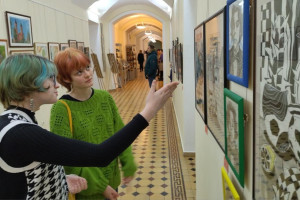 Выставка работ учащихся детской школы искусств №3 «Маладик» открылась в Художественном музее Витебска