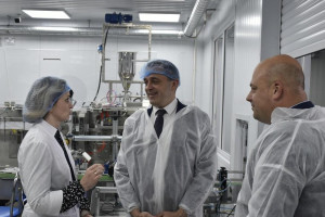 Председатель Витебского облисполкома Александр Субботин обсудил нюансы создания биотехнологического кластера на ИП «ВИК – здоровье животных»