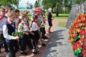 Память павших в годы Великой Отечественной войны почтили в Железнодорожном районе Витебска