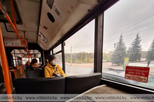 Прокуратура Витебска проверила, соблюдают ли пассажиры и водители масочный режим в общественном транспорте