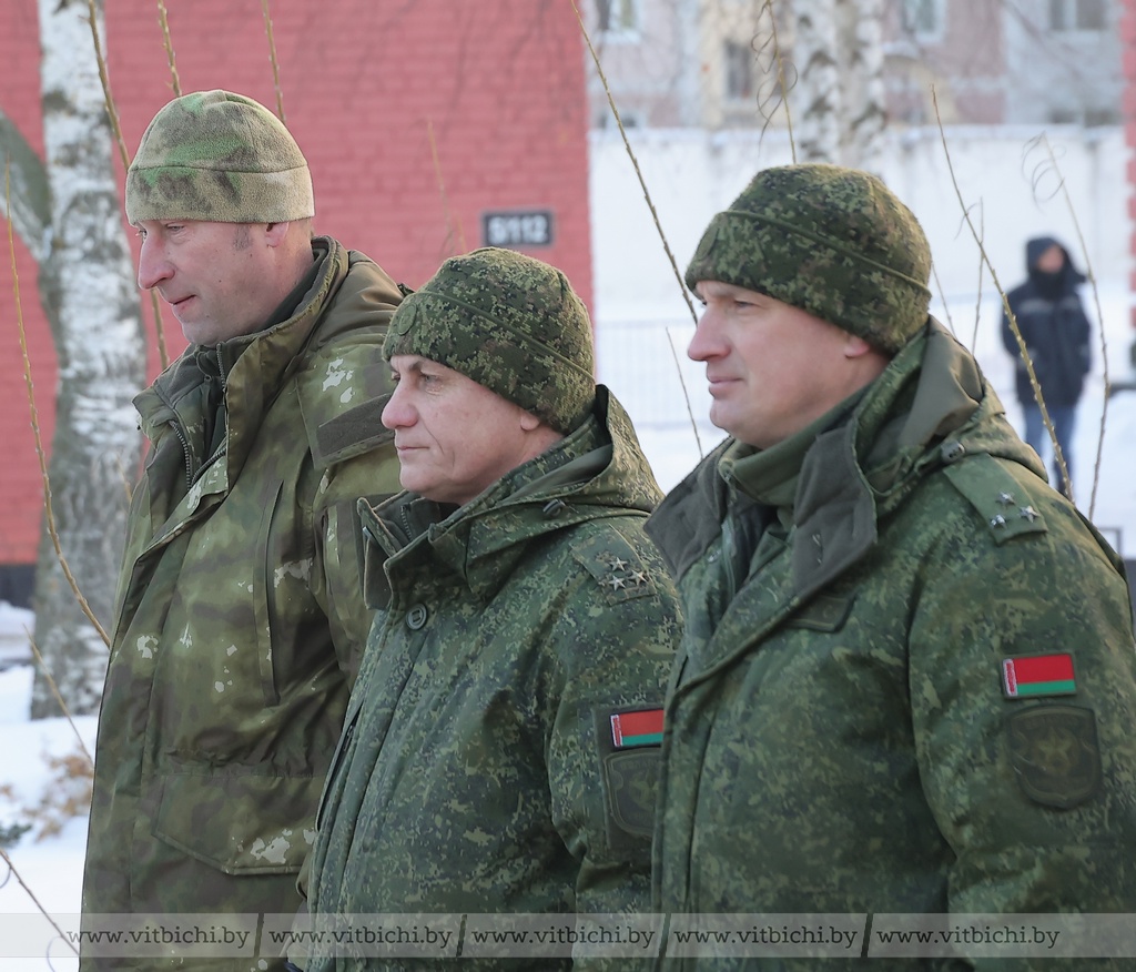 Витебские десантники окунулись в купель на Крещение