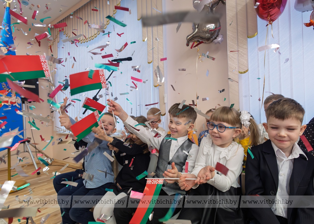 Воспитанники детского сада 114 в витебском микрорайоне Билево