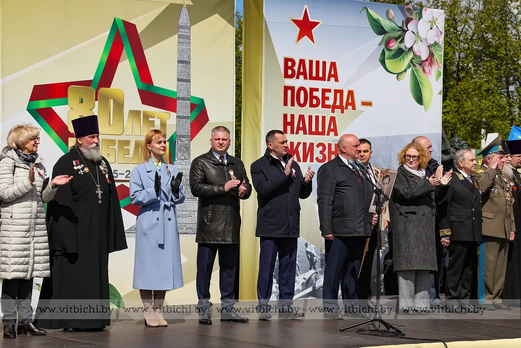 Принимал парад 9 мая в Витебске Александр Субботин