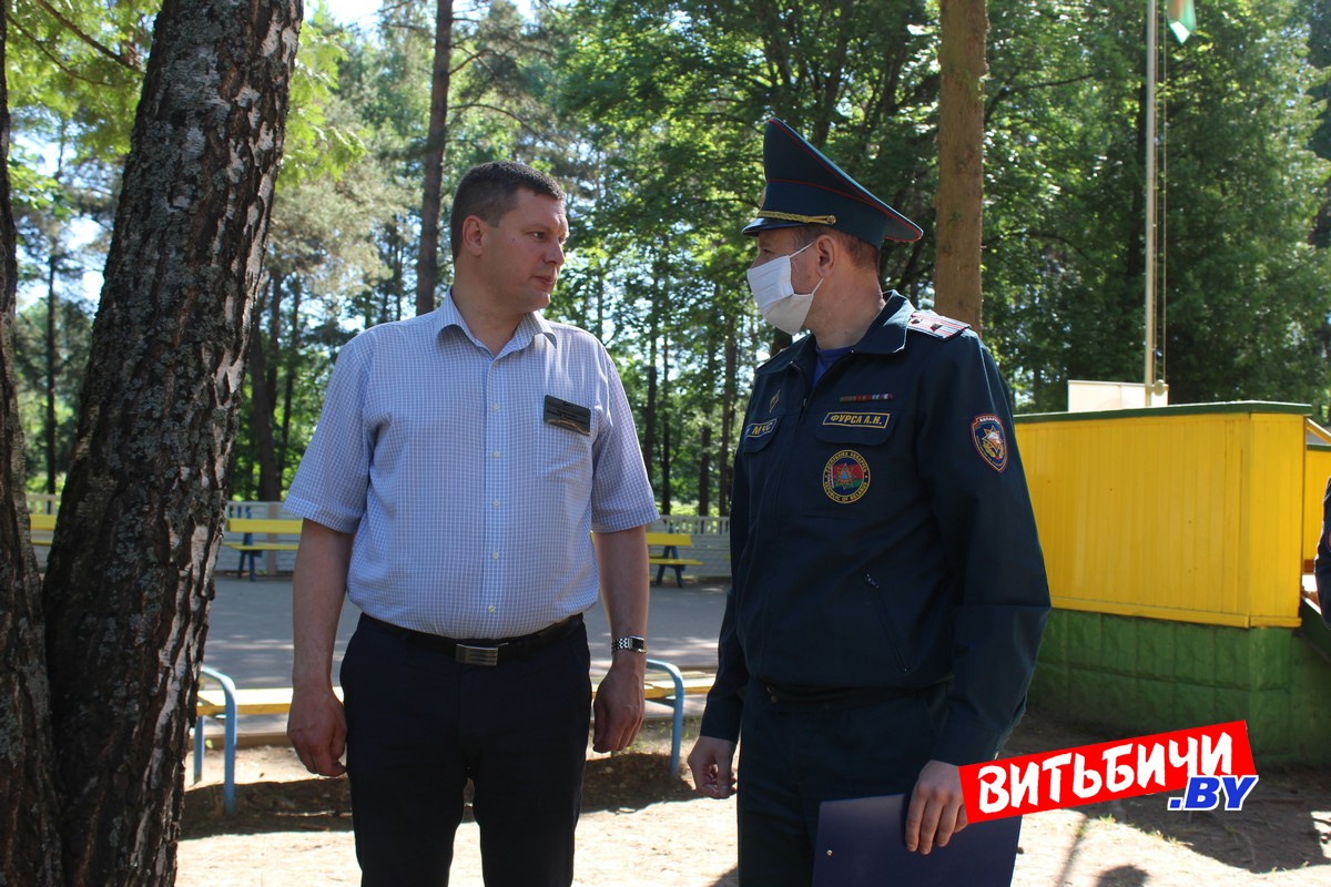 Каникулы без дыма и огня»: спасатели Витебской области провели  интерактивные мероприятия для детей в лагере «Магистраль»