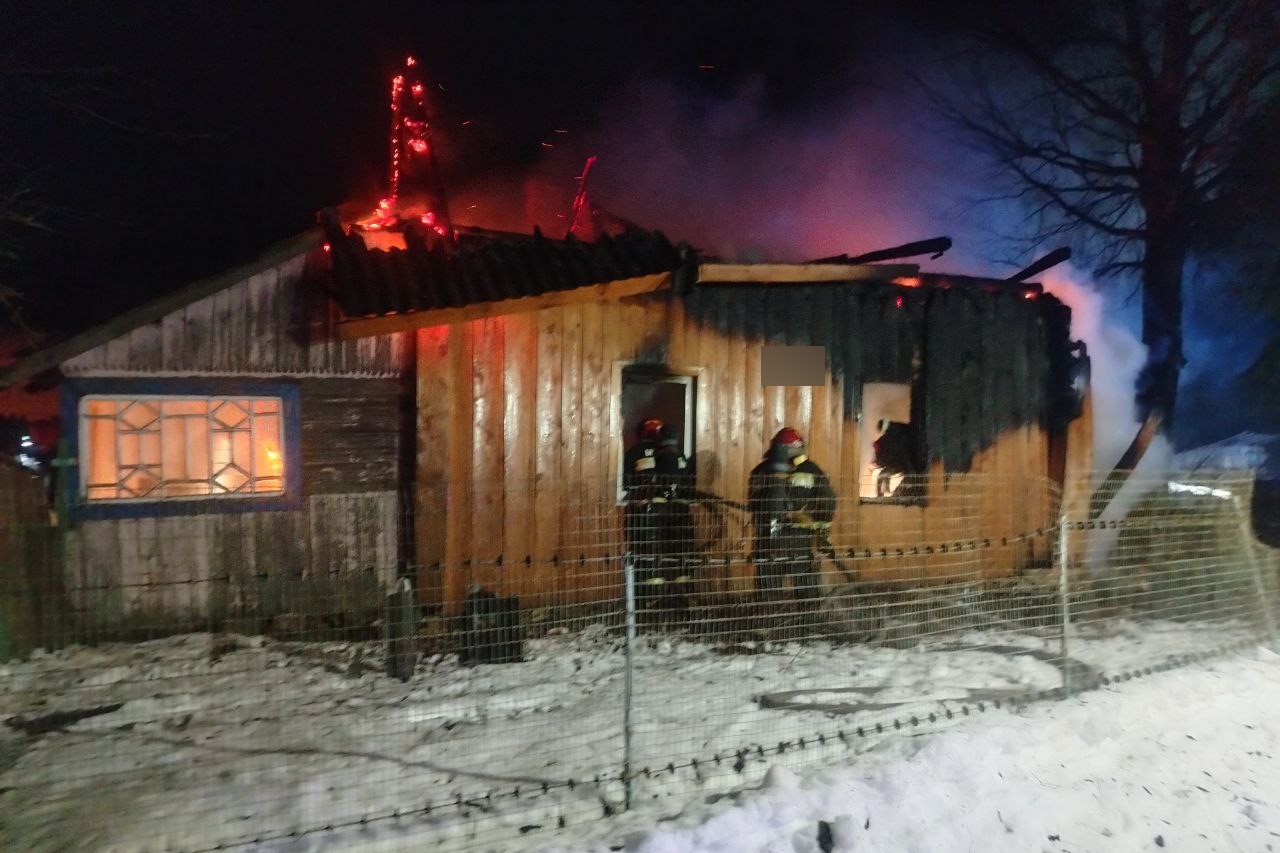 В Полоцком районе на пожаре погибла пенсионерка