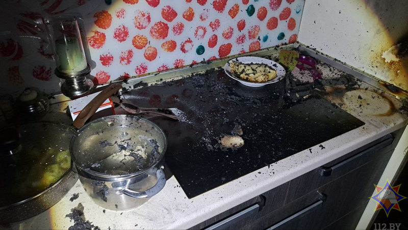В Витебске женщина самостоятельно потушила пожар в квартире