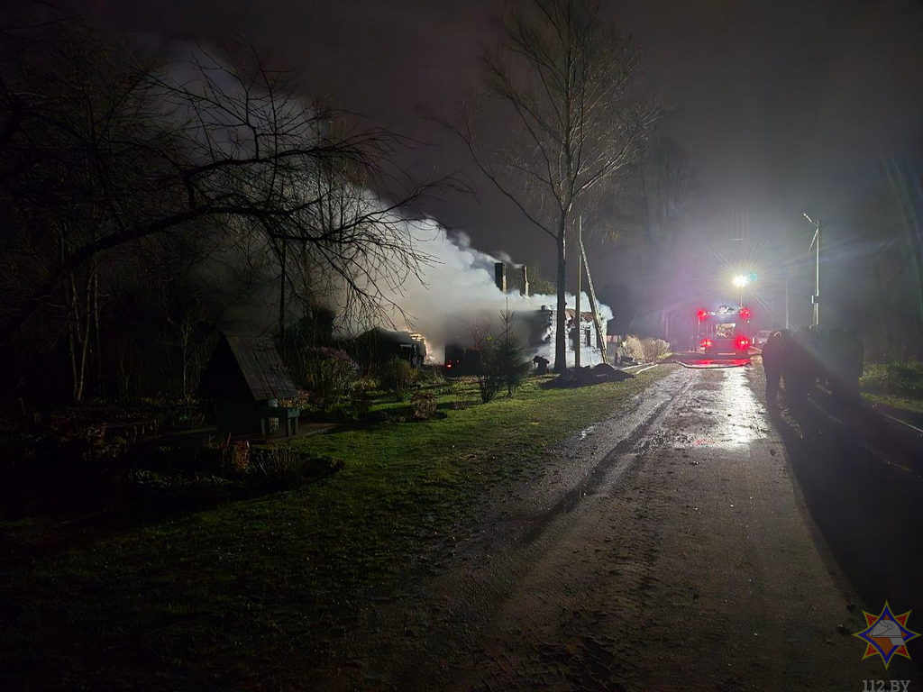 На пожаре в Толочинском районе погиб мужчина