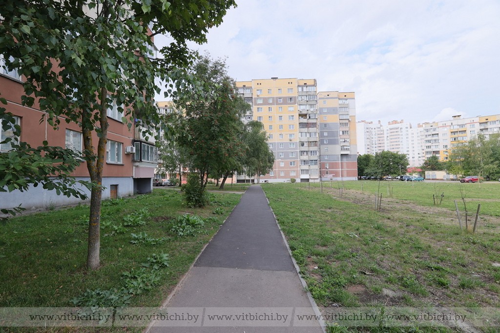 157 тропинок на придомовых территориях в Витебске превратят в полноценные дорожки