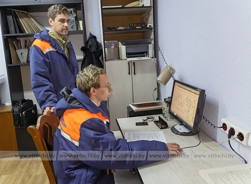 Молодые специалисты службы электрохозяйства