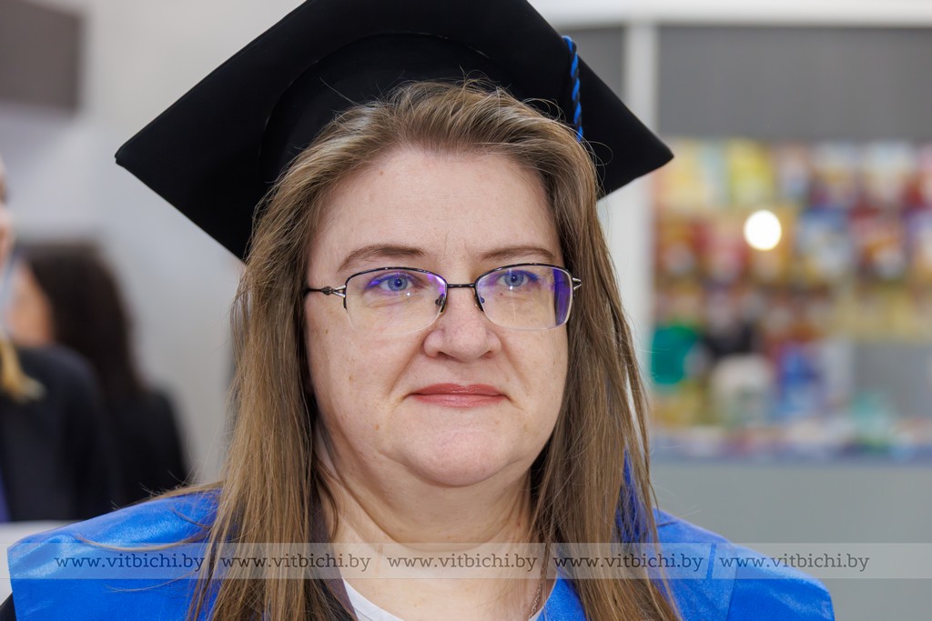 Декан факультета математики и информационных технологий ВГУ имени П. М. Машерова, лауреат специального приза «Dоcendo discimus» в номинации «Факультет год» Елена Залесская