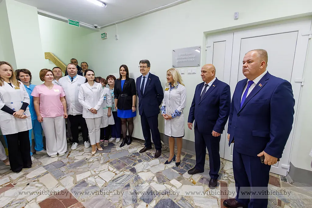 Во время церемонии открытия подчеркивалось, что цифровая рентгеновская система на два рабочих места «УНИЭКСПЕРТ 2 плюс» – отечественного производства. Во время церемонии открытия подчеркивалось, что цифровая рентгеновская система на два рабочих места «УНИЭКСПЕРТ 2 плюс» – отечественного производства.