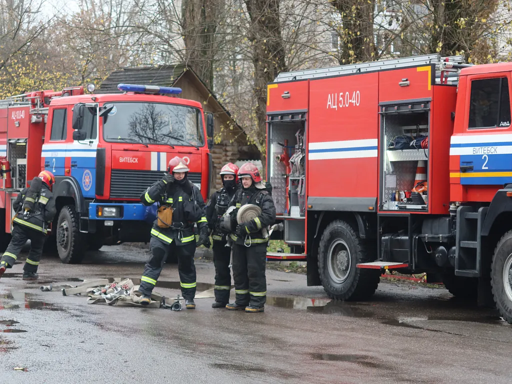 В Витебске прошли тактико-специальные учения МЧС