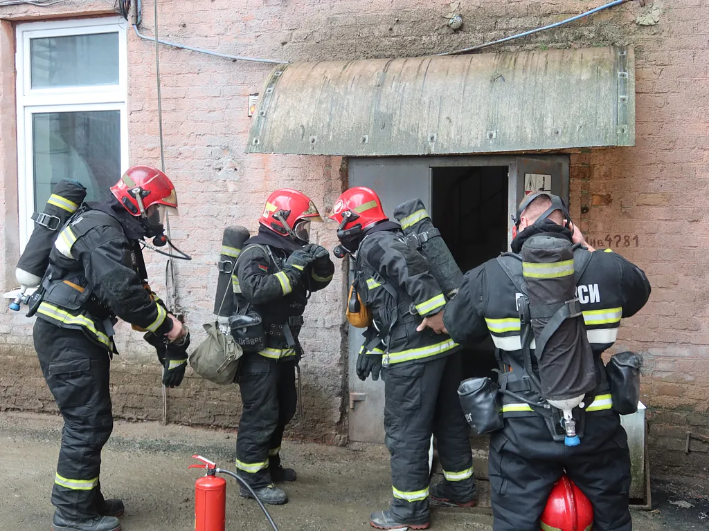 На Витебском комбинате хлебопродуктов прошли тактико-специальные учения МЧС