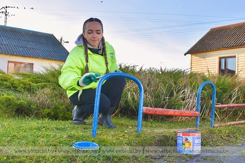 Активисты БРСМ Витебска помогают в благоустройстве объектов АПК Активисты БРСМ Витебска помогают в благоустройстве объектов АПК