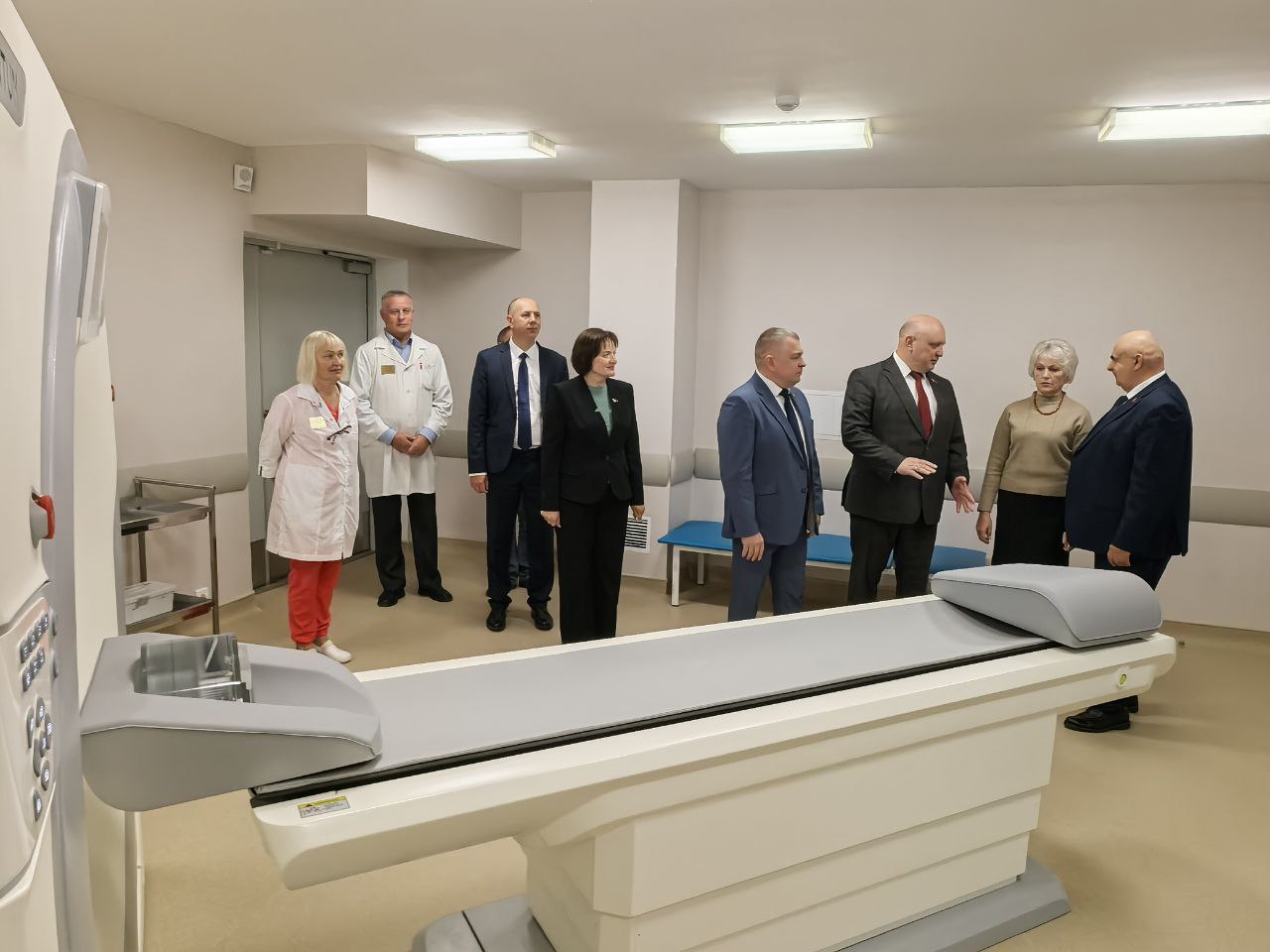 Современный кабинет томографии в Новолукомльской ЦРБ