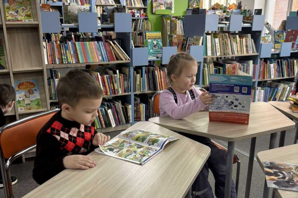 Ребята посетили Витебскую областную библиотеку имени В. И. Ленина