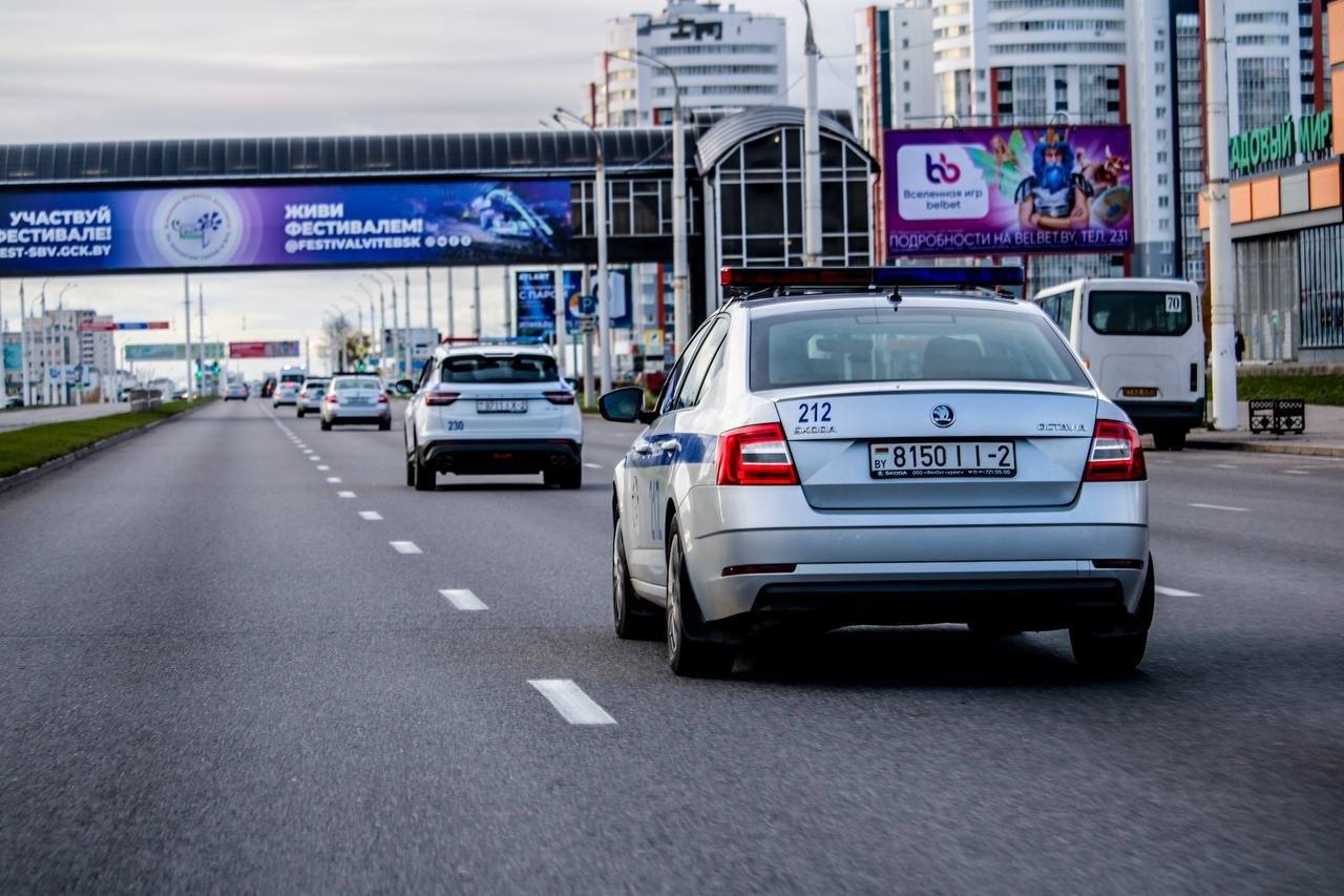 За выходные на дорогах Витебской области пресечено более 1300 нарушений ПДД