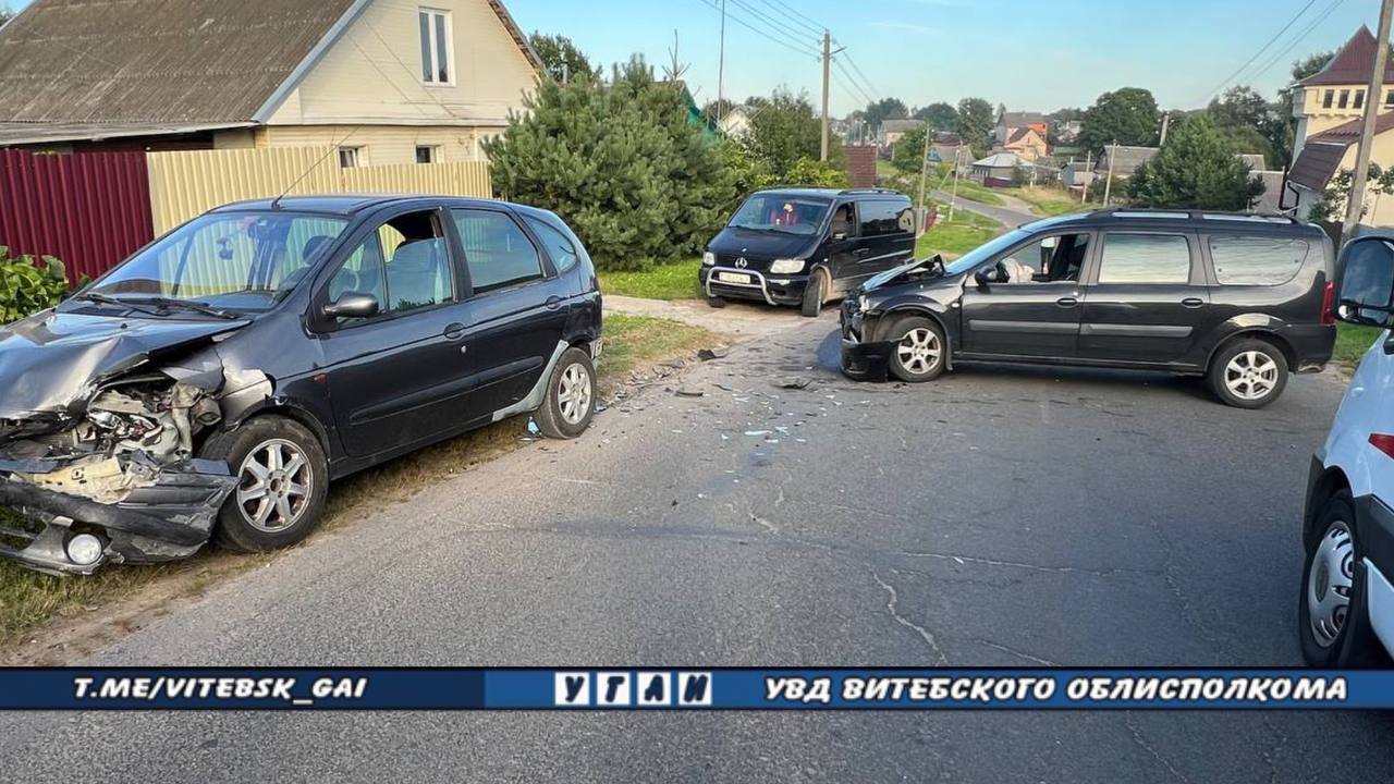 В Витебске в ДТП пострадали два человека